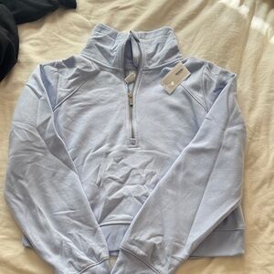 All in Motion Sky Blue Quarter-Zip Pullover